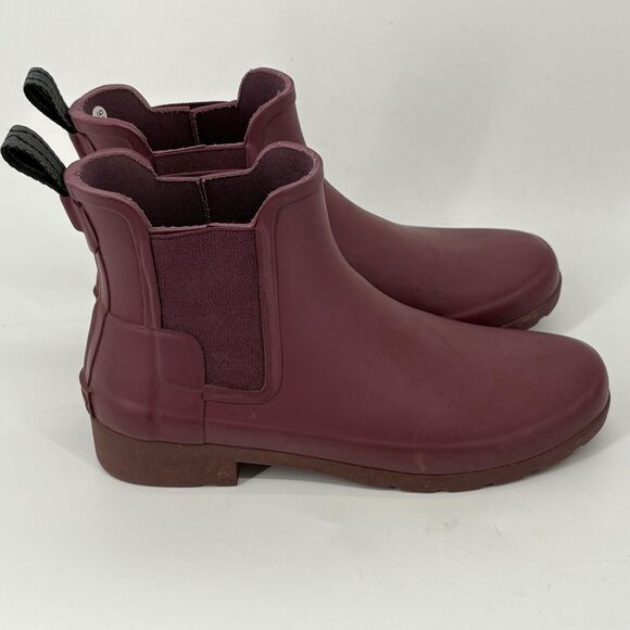 Hunter Boots Womens 6 Pink Refined Chelsea Ballard Ankle Chore Barn WFS1017RMA - Picture 9 of 10